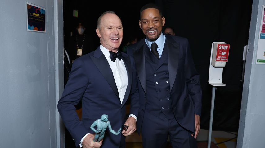 Michael Keaton und Will Smith bei den SAG Awards in Santa Monica 2022