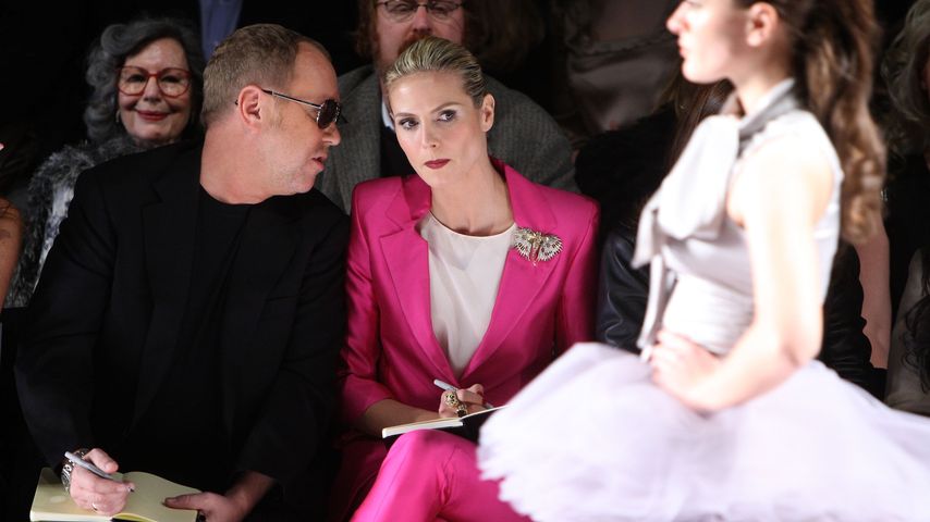 Michael Kors and Heidi Klum bei der "Project Runway"-Fashion Show, 2009