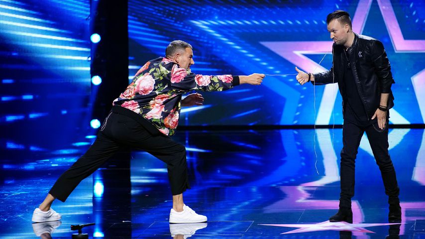 Michael Michalsky und "Supertalent"-Kandidat Christopher Köhler