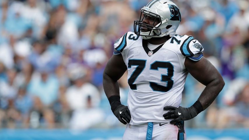 Michael Oher, Offensive Tackle bei den Carolina Panthers