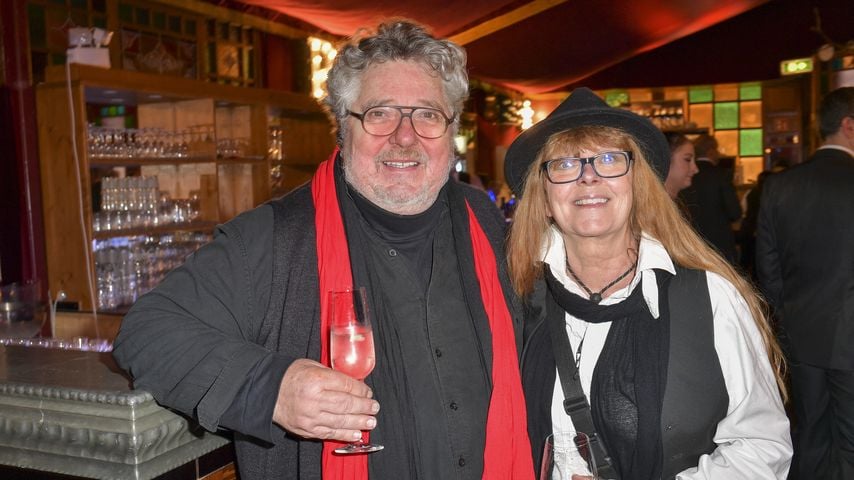 Michael Schanze und seine Partnerin Uschi Köhl im November 2021