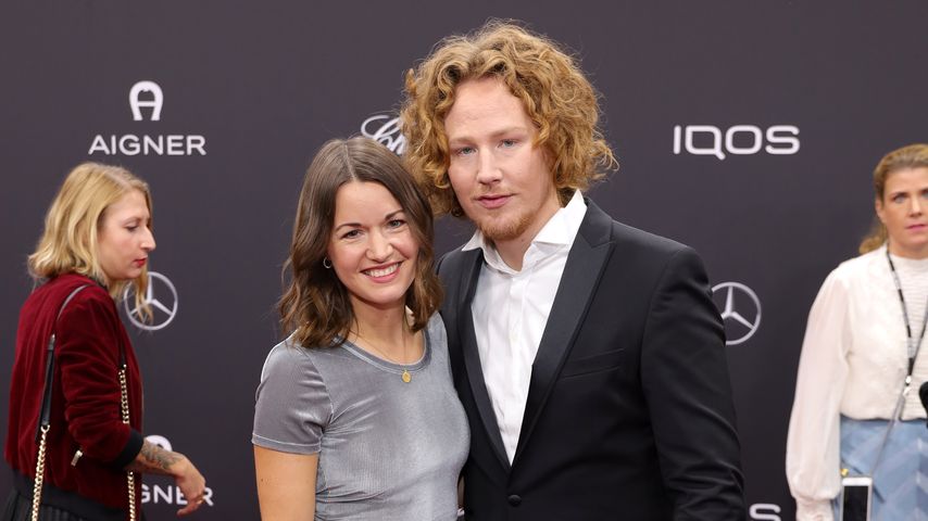Michael Schulte mit seiner Frau, 2021