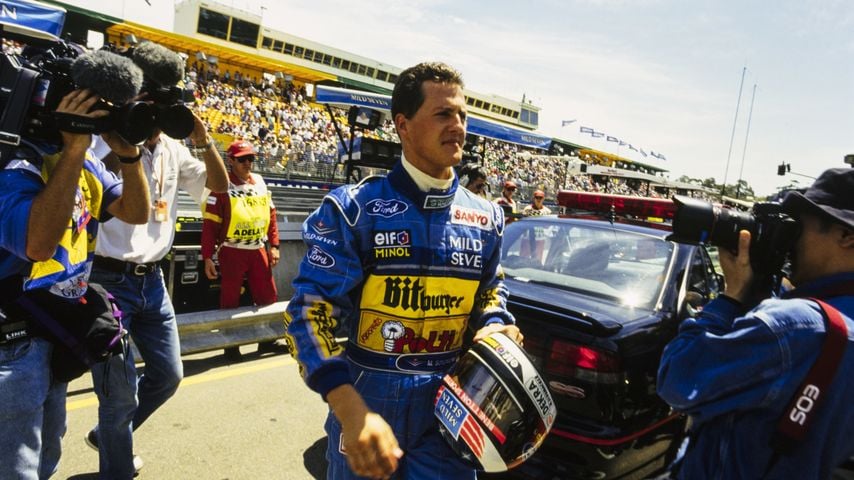 Michael Schumacher während des Großen Preises von Australien auf dem Adelaide Street Circuit, 13. November 1994.
