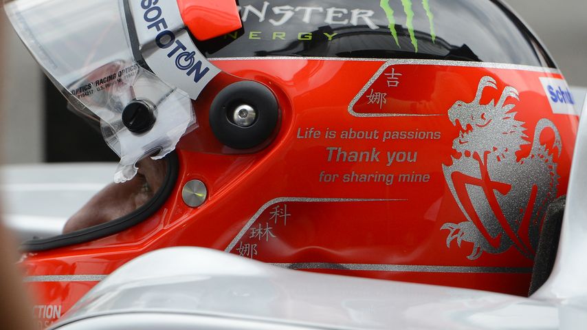 Michael Schumacher im Rennwagen, November 2012