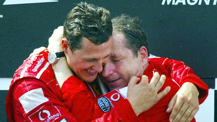 Michael Schumacher und Jean Todt im Juli 2002