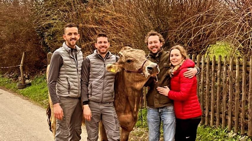 "Bauer sucht Frau"-Arne und Michael genießen Vierer-Date