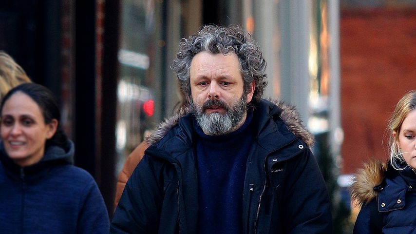 Michael Sheen bei einem Spaziergang mit seinem Baby in New York im Januar 2020