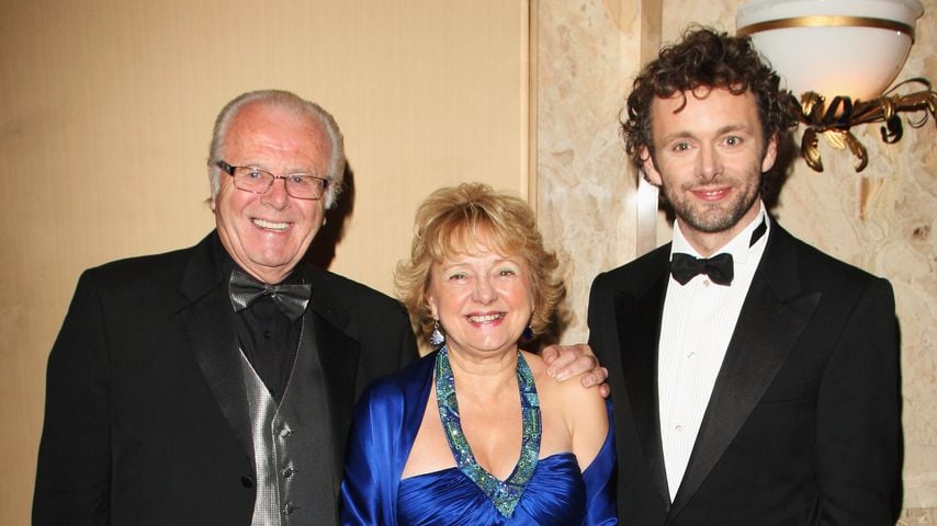 Michael Sheen (r.) und seine Eltern Meyrick und Irene