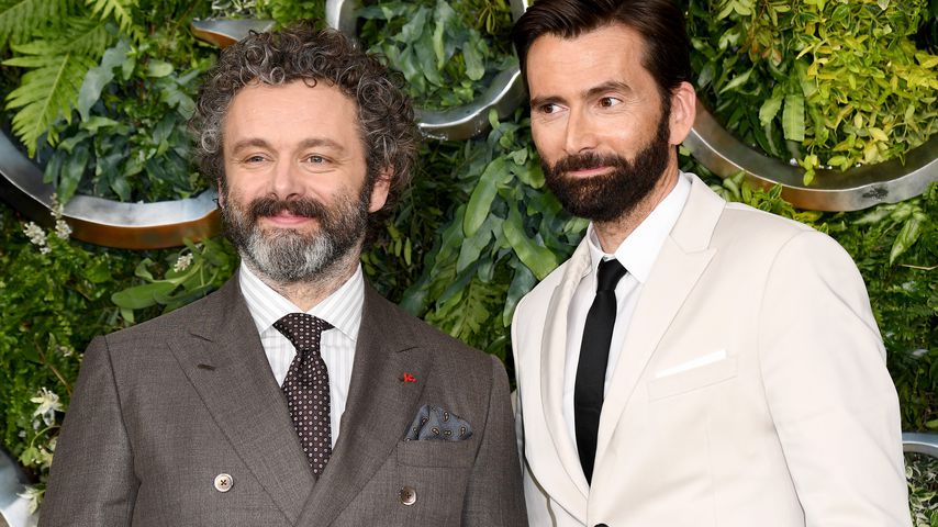 Michael Sheen und David Tennant bei der "Good Omens"-Premiere in London im Mai 2019