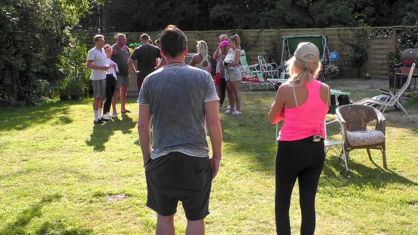 Michael und Diana abseits der Sommerhaus-Gruppe