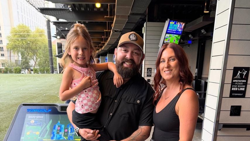 Michael und Jessica Duarte mit ihrer Tochter