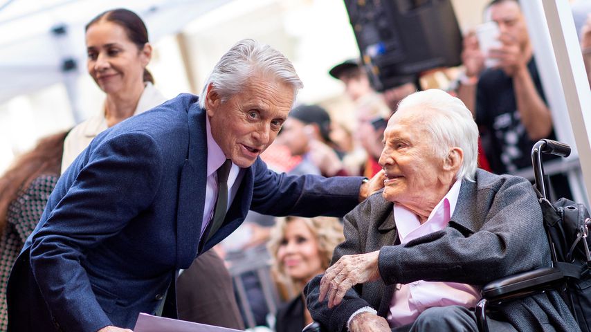Michael und Kirk Douglas im November 2018