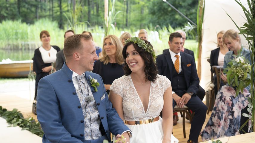 Michael und Lisa bei ihrer Hochzeit