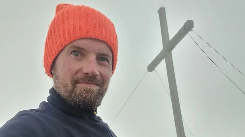 Michael von Hassel beim Wandern