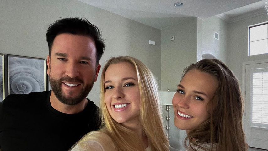 Michael Wendler mit seiner Tochter Adeline und Gattin Laura