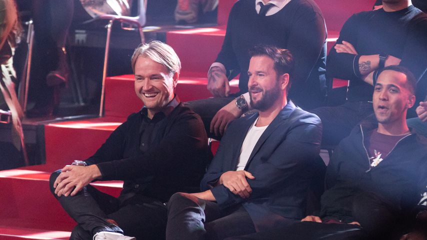 Manager Markus Krampe mit Michael Wendler bei "Let's Dance" 2020
