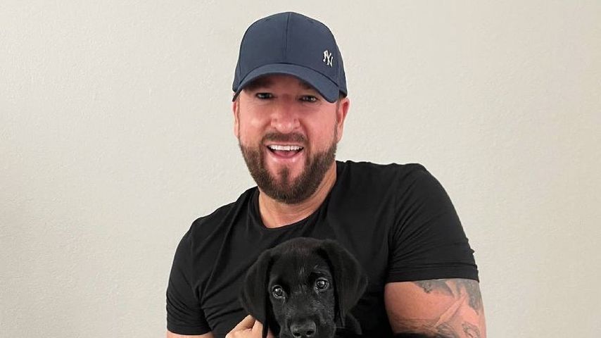 Michael Wendler mit seinem Hund Tiger
