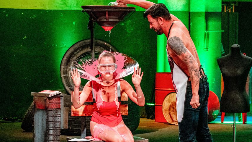 Laura Müller und Michael Wendler in "Das Sommerhaus der Stars"