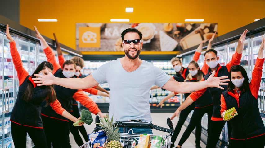 Michael Wendler in einem Werbespot von Kaufland