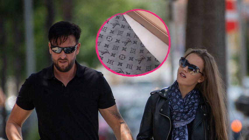 Fake-Beweis? Laura trug schon 2019 Louis-Vuitton-Schal