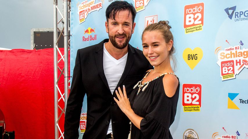 Michael Wendler und seine Freundin Laura Müller beim Radio B2 Schlagerhammer im Juli 2019