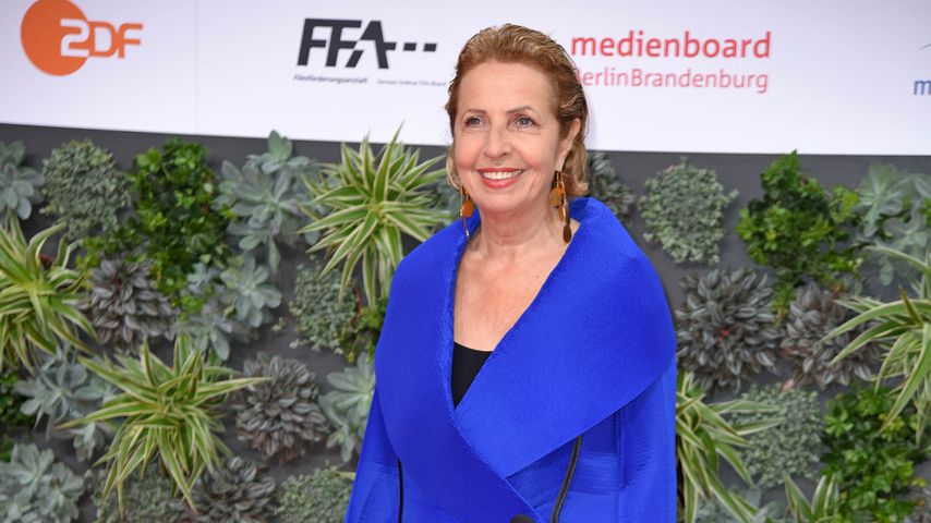 Michaela May im Mai 2019 in Berlin beim Deutschen Filmpreis