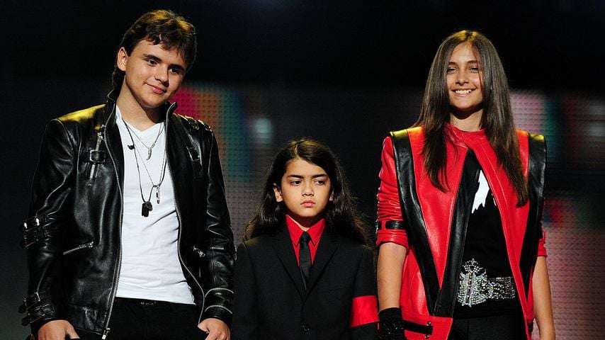 Michaels Kinder Prince, Bigi "Blanket" und Paris bei einem Konzert zu Ehren ihres Vaters 2011