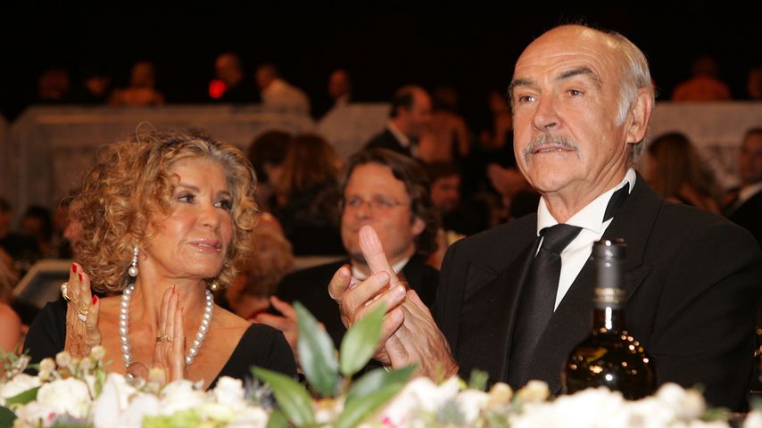 Micheline Roquebrune und Sean Connery im Juni 2006