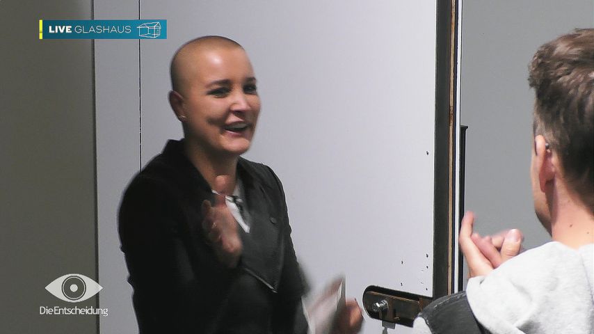 Michelle bei ihrem "Big Brother"-Exit