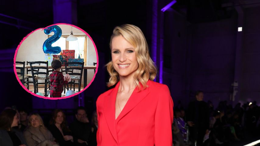 Collage: Michelle Hunziker und ihr Enkel Cesare