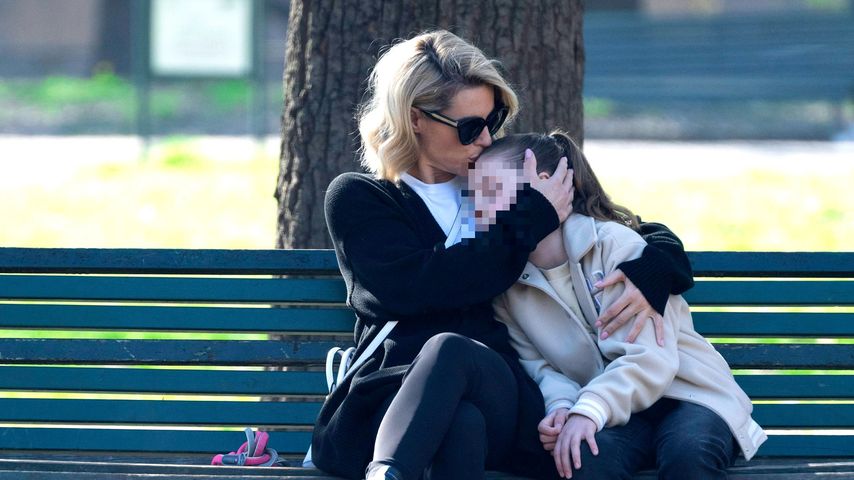 Michelle Hunziker mit ihrer Tochter Celeste