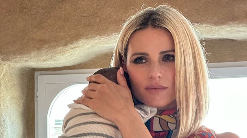 Michelle Hunziker mit ihrem Enkel Cesare