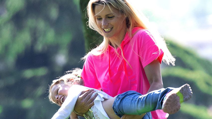 Michelle Hunziker und ihre Tochter Celeste Trussardi in Bergamo im Mai 2020