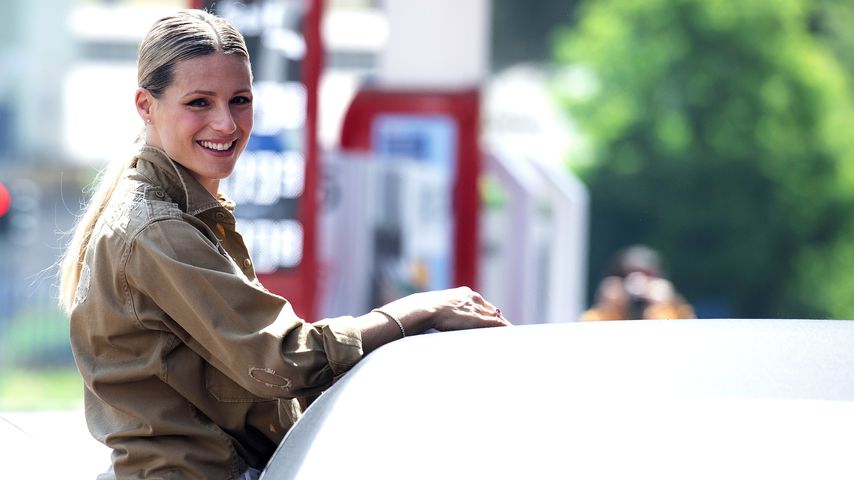 Michelle Hunziker im Mai 2020 in Bergamo