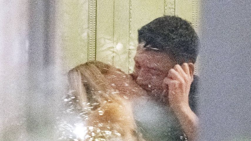 Michelle Hunziker und Alessandro Carollo im Dezember 2023 in Mailand
