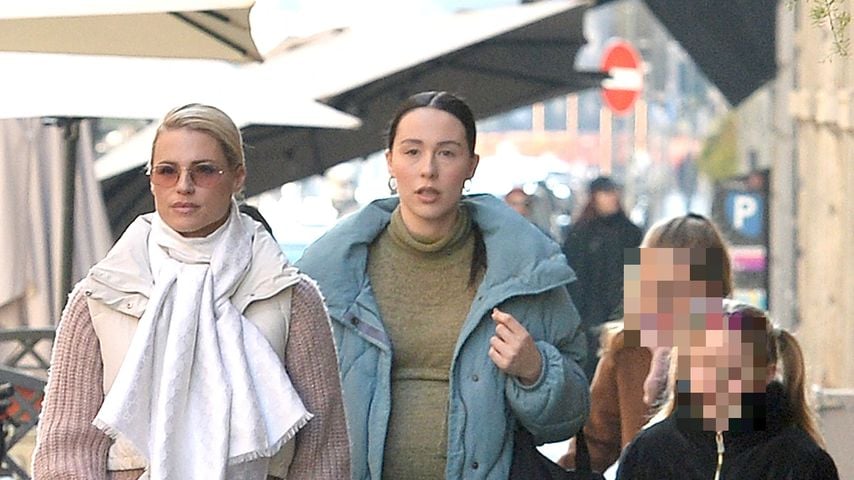 Michelle Hunziker und Aurora Ramazzotti mit Celeste und Sole Trussardi