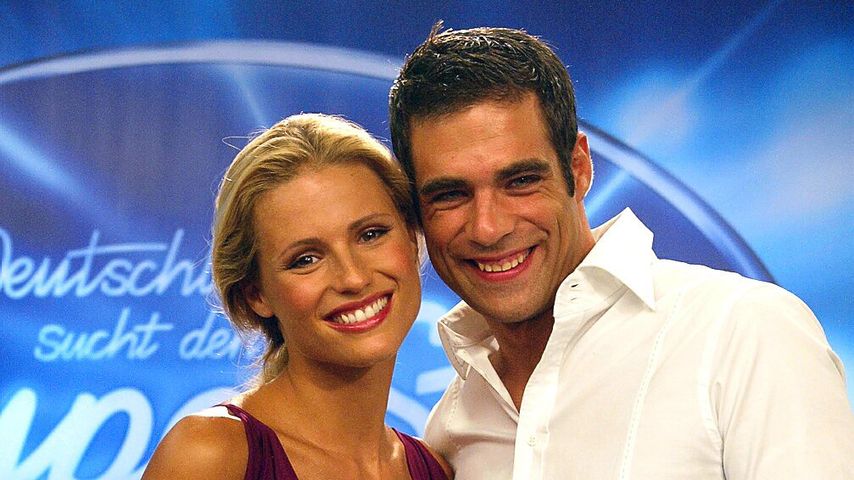 Michelle Hunziker und Carsten Spengemann bei DSDS, 2003