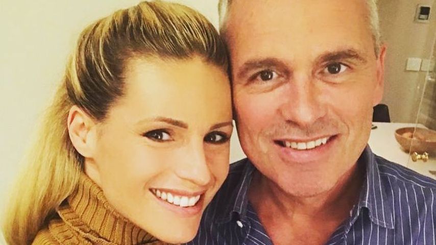 Michelle Hunziker und ihr Bruder Harold im November 2018