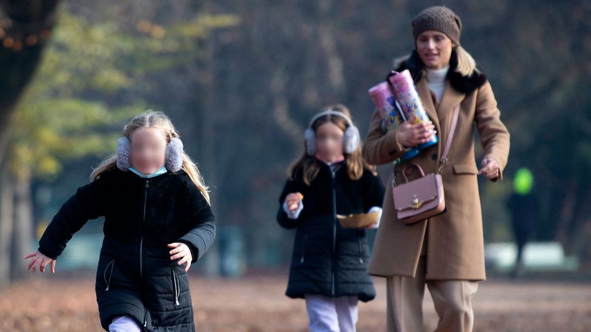 Michelle Hunziker und ihre Töchter, Dezember 2021