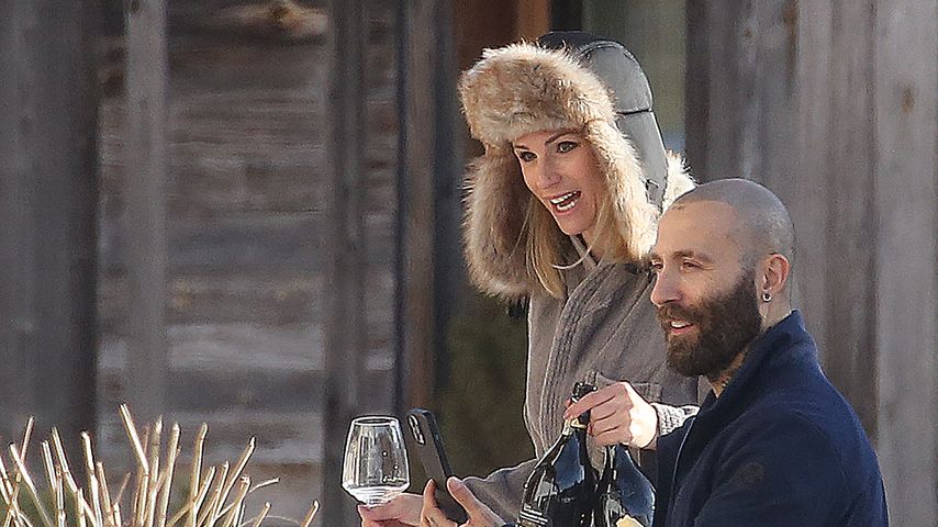 Michelle Hunziker und Luca Oldani in Südtirol, 2022