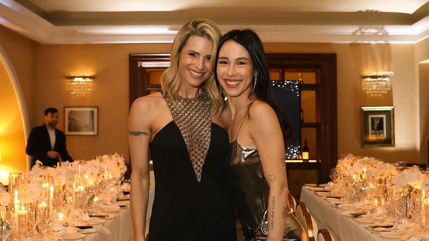 Michelle Hunziker und Tochter Aurora an Michelles 48. Geburtstag