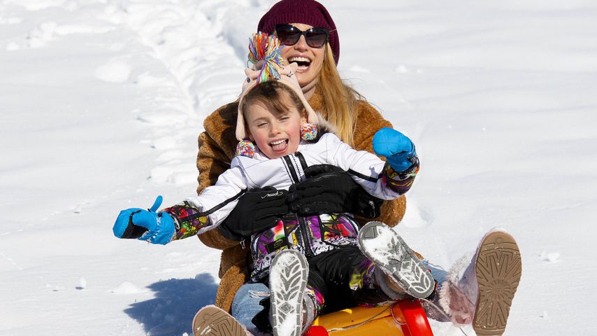 Michelle Hunziker und Tochter Sole, Dezember 2019