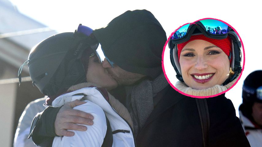 Trotz Lippen-Bläschen: Michelle Hunziker küsst ihren Tomaso