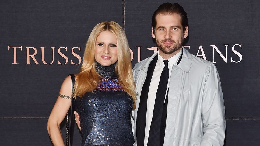 Michelle Hunziker und Tomaso Trussardi  im November 2015 in Mailand