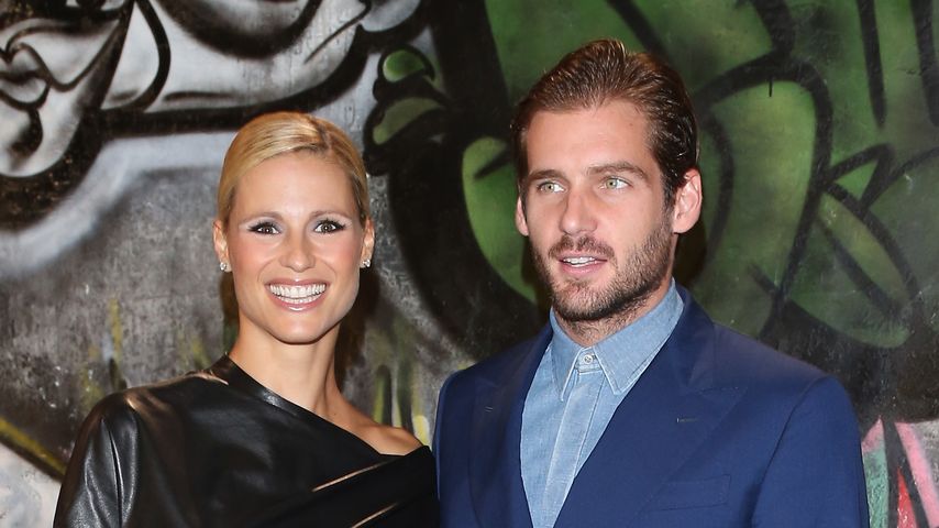Michelle Hunziker und Tomaso Trussardi im September 2012 in Mailand