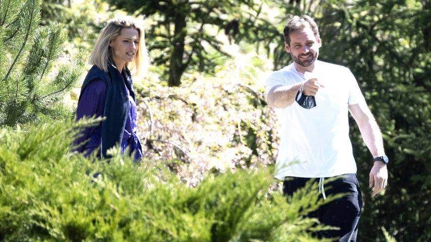 Michelle Hunziker und Tomasso Trussardi im Urlaub in den Dolomiten