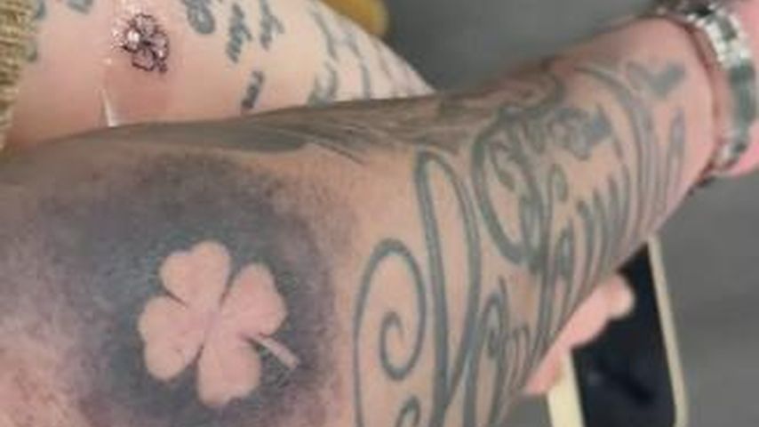 Das Partnertattoo von Michelle Kaminsky und Marc-Robin Wenz