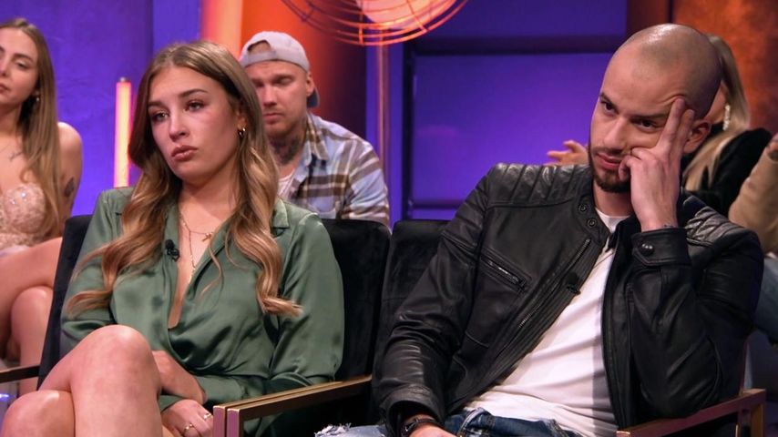 Michelle Kmy und Marc-Robin beim Wiedersehen von "Temptation Island" 2022