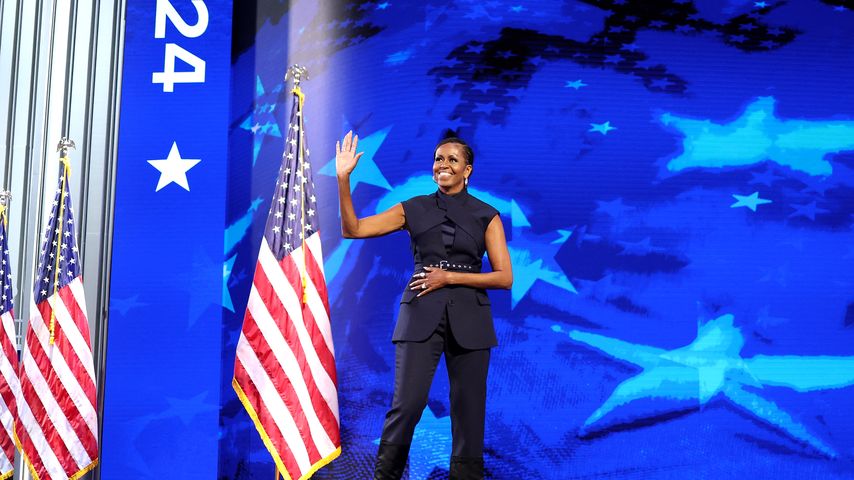 Michelle Obama im August 2024 in Chicago