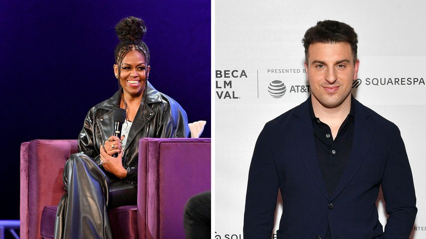 Michelle Obama flirtet während eines Podcasts mit Airbnb-CEO